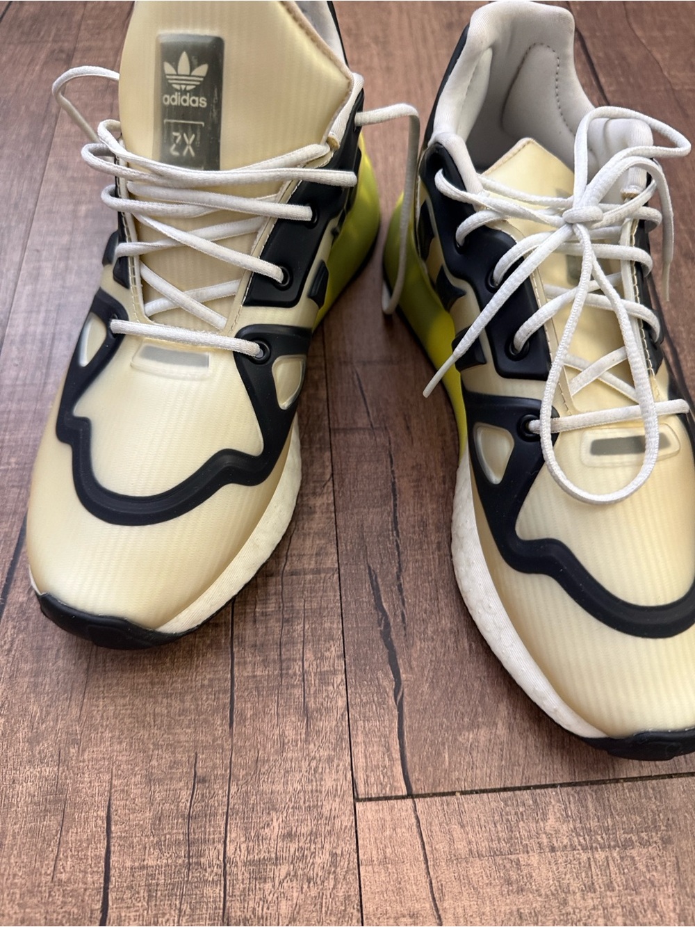 Adidas ZX 2K Boost Futureshell White Acid Yellow Size:7